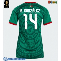 Fotballdrakt Dame Mexico Armando Gonzalez #14 Hjemmedrakt VM 2026 Kortermet